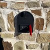 Solid Red Mailbox Flag Front Mount Left or Right Opening