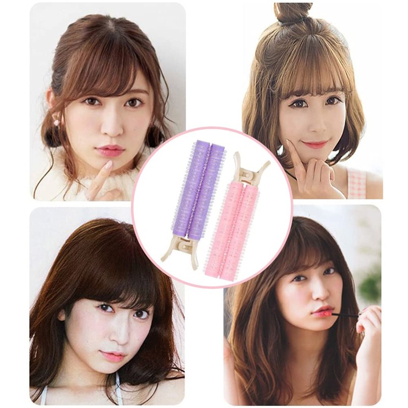 LIKENNY Walnut Bangs Curler Magic Curler Hand Winding Curler Oval