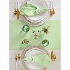Solino Home Pastel Green Linen Table Runner 36 Inch -
