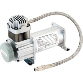 Vixen Horns Heavy Duty Onboard Air Compressor 150 PSI. Universal Replacement for Truck/Car Train Horn/Suspension/Ride/Bag kit/System. Fits All 12v Vehicles Like Semi/Pickup Trucks/Jeep VXC8101