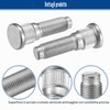 A ABSOPRO 1/2-20 Bullone per Dado Ruota per Jeep Grand