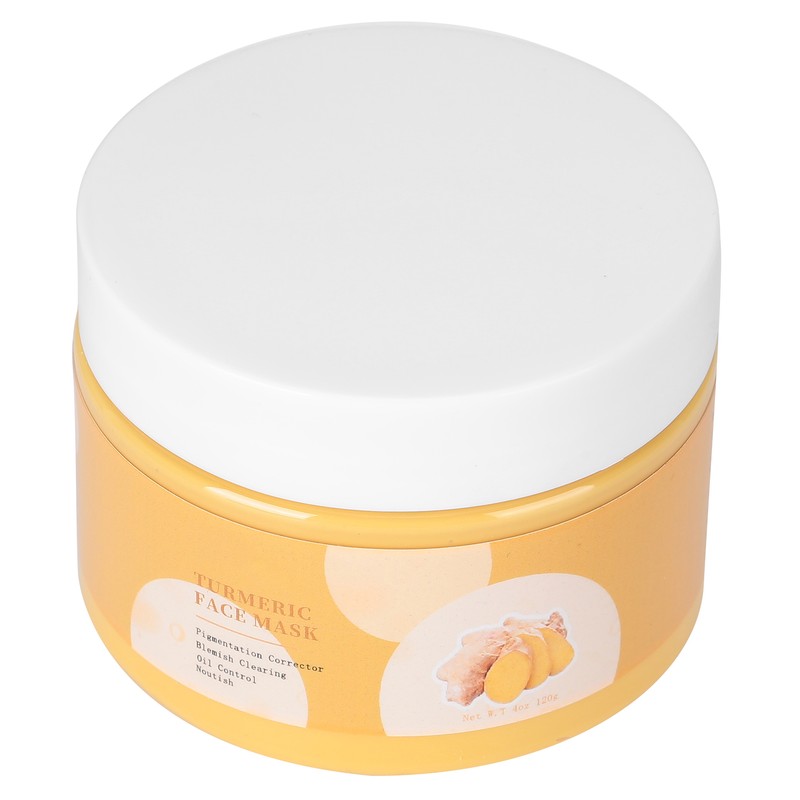 120g Turmeric Facial Mud Mask Improve Dullness Cleansing Moisturizing Mask