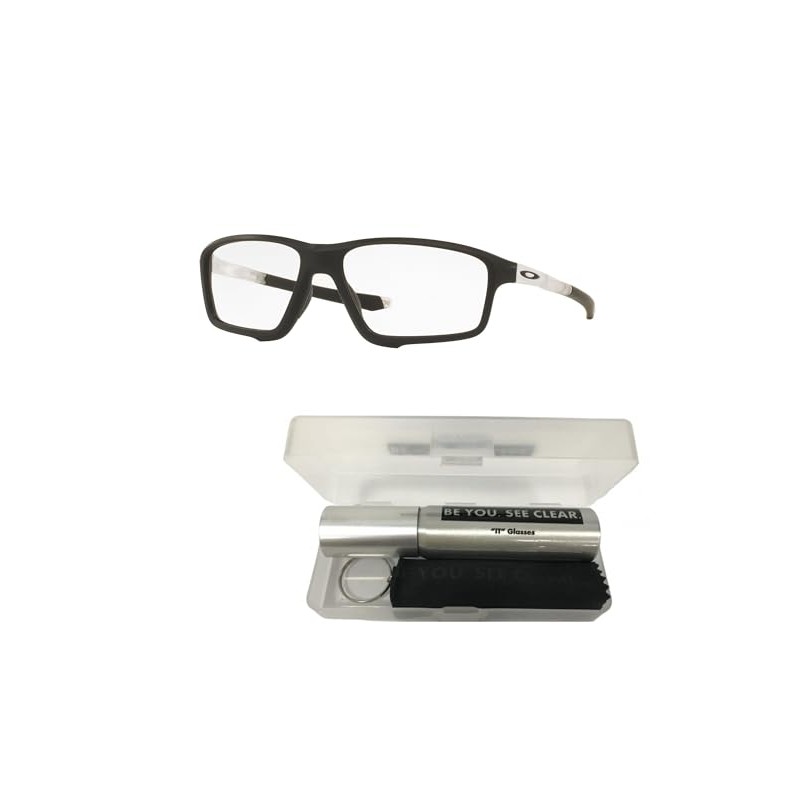 Oakley OX8076 Eyeglasses Bundle: OX 8076 807603 Matte Black and