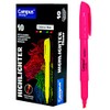 Campus Slanted Tip Highlighters Pack of 10 Water Based Highlighters