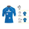 Cressi Rash Guard Men's Top, blue, xxl