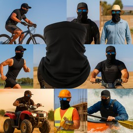 EVD-X 6 Pack Bandana - Seamless Headband, Unisex, Face & Neck Protection, Scarf, Neck Gaiter, UV Protection, Outdoor Sports (CAMO II)