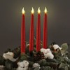 Furora LIGHTING Red LED Taper Candles, Window Candles, Candle Lights,