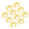 10pcs CalF weaning Nose Rings Plastic Weaning Spiked Ring Preventing