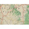 Arizona State Physical Map - 16.5 x 19.5 Inches -