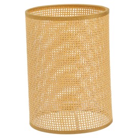 Garneck E27 Rattan Table Lampshade Hand-Woven Lampshade for Table and Floor Lamps, Opening Rustic Interior Decoration, Ideal for Bedrooms and Hotels