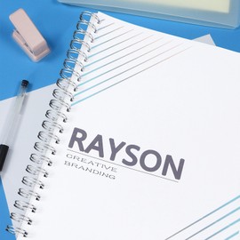 RAYSON Double Loop Binding Wire Spines, 3/8 Inch, 2:1 Pitch Binding Wires Capacity 70 Sheets, 21 Loops for Letter Size Paper, Silver Wire Binding Spiral Pack of 100