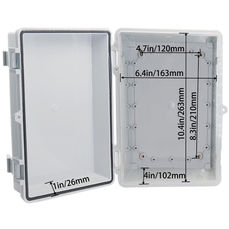 YETLEBOX Waterproof Outdoor Electrical Box Junction Box Weatherproof IP67 ABS