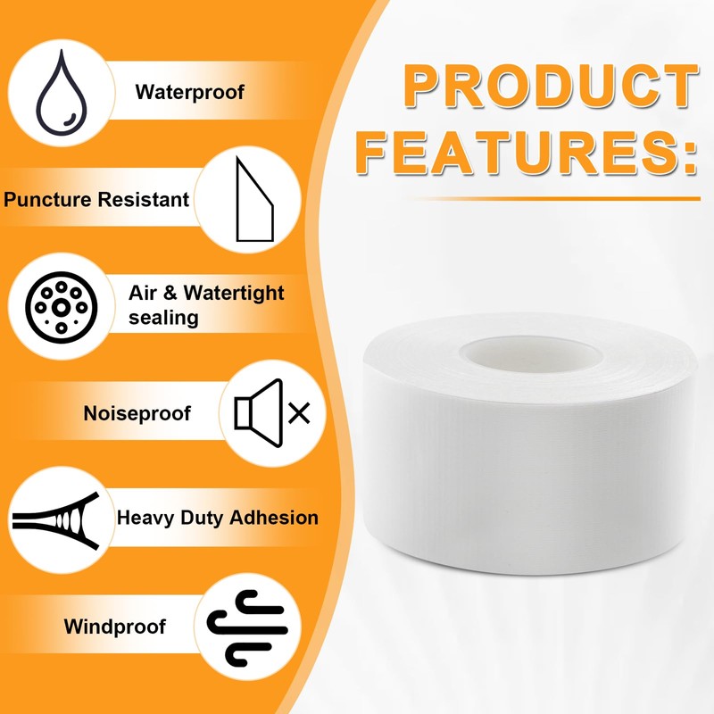 Window Weather Sealing Tape 2 Inch x 90 FT Weather