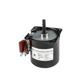 CHANCS Permanent Magnet Synchronous Gear Motor 60KTYZ 110V 80/96RPM CW/CCW Mini Gearbox Electric Motor