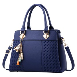 ACNCN Women Handbags Shoulder Bag Crossbody Messenger Bag Tote Satchel for Lady PU Leather Purse(Royal Blue)