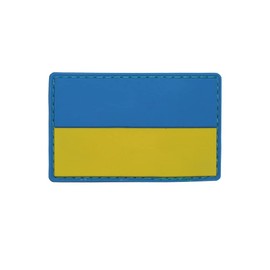 Copytec #37012 3D Patch Ukraine Kiev Flag Patch 8 x 5 cm