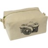'Vintage Camera' Canvas Wash Bag/Makeup Case (CS00039932)