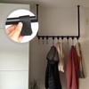 Lxoraziy 6 Pieces Leather S Hooks for Hanging, Stainless Steel
