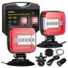 Partsam Wireless LED Trailer Light Kit, Square Portable Magnetic Stop
