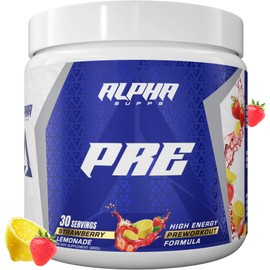 Alpha Supps Polvo pre-entrenamiento para hombres y mujeres, fórmula pre-entrenamiento Back to Basics para atletas de fitness y entrenamiento en...    