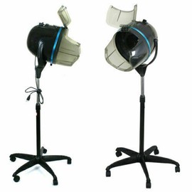 Segawe 2PCS 1300W Hooded Floor Salon Hair Bonnet Dryer Stand Up W/Wheels Adjustable