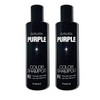 FIOLE Color Shampoo, Purple, 8.5 fl oz (250 ml) (Set of 2)