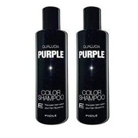 FIOLE Color Shampoo, Purple, 8.5 fl oz (250 ml) (Set of 2)