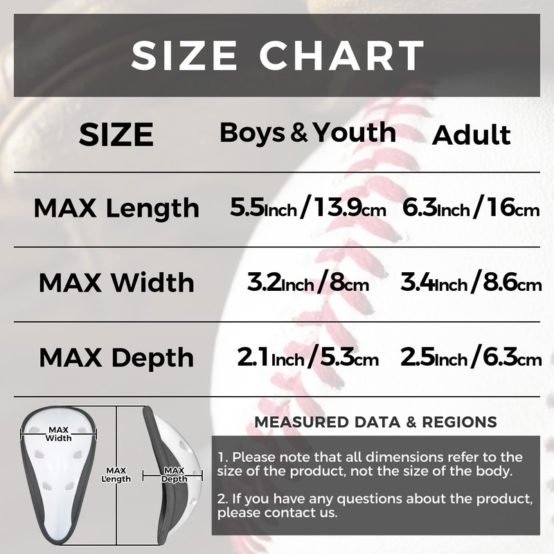 COOLOMG Youth Baseball Athletic Cup Groin Protective Cup for Baseball,Lacrosse,Taekwondo,Hockey,Boxing