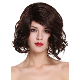 WIG ME UP - RGF-6877-SP4/30 Women's Wig Short Shoulder Length Parting Wavy Voluminous Chestnut Brown Mix