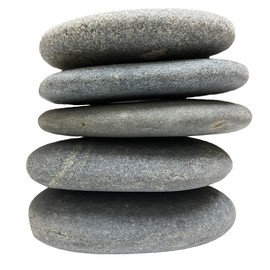 8-10 cm Flat Stones Large for Painting, Natural Pebbles Decorative Painting, Pebbles Decoration, 5 Pieces, pebble