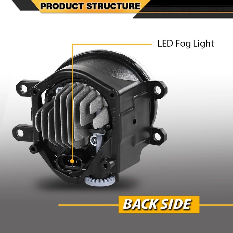 LED Fog Lights Lamp Assembly Compatible with Toyota Camry 2007-2013