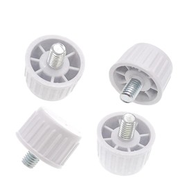 NUHFUFA Heightening Foot Pads for Refrigerator, Adjustable Screw Foot Pads Freezer Floor Feet Bottom Moisture-proof Foot Pads(4 PCS)