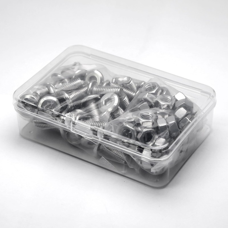 (40 pcs) M5 x 20mm Flat Round Hexagon Socket Head