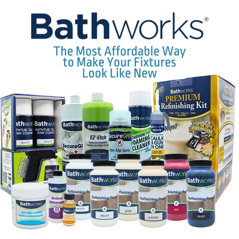 Bathworks DIY Bathtub & Tile Refinishing Kit; 20 oz; Tub;