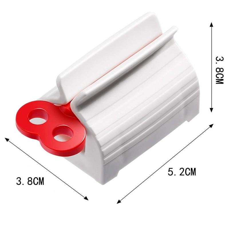 LIDOUK 3 Pieces Rolling Tube Toothpaste Squeezer (Mix Color) Toothpaste