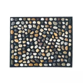 발바닥 지압 매트 발지압매트 맨발걷기 자갈 지압판 [40x50 다채로운] Foot Reflexology Mat Foot Pressure Mat Barefoot Walking Pebble Reflex Board [40x50 Multicolored]