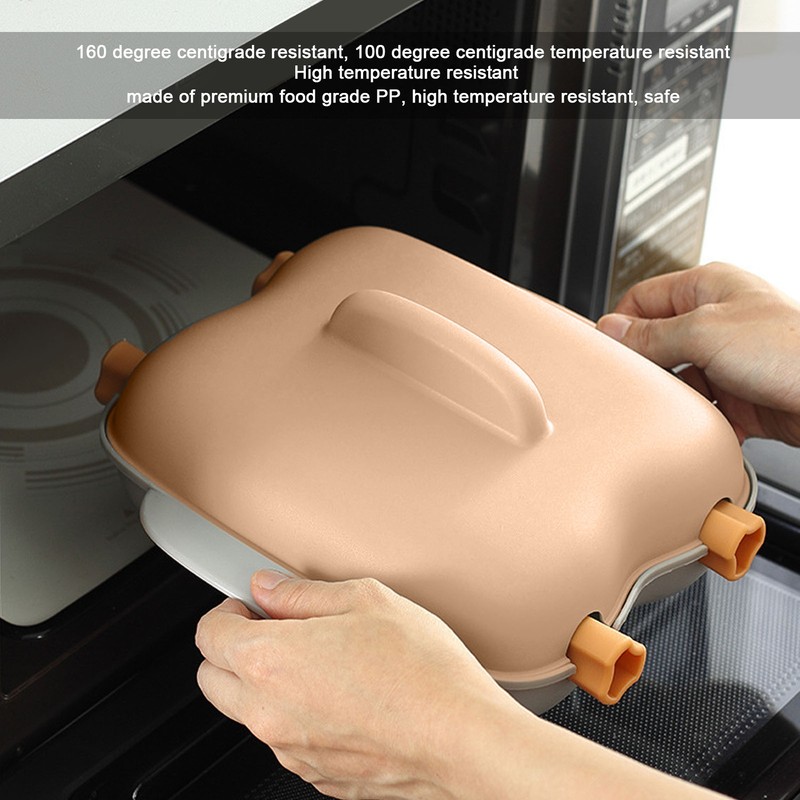 Microwave Corn Cooker Food Grade PP No BPA Microwavable Portable