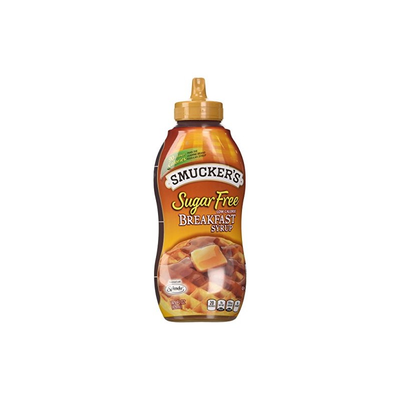 Smuckers Sugar Free Breakfast Syrup, 14.5 Fl Oz (Pack of