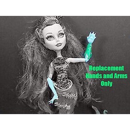 Monster High Great Scarrier Reef Down Under Ghouls Posea Reef Doll #DHB48 - Replacement Hands and Arms