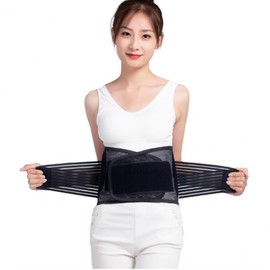 High-Elastic Mesh Fitness Waist Support Belt Support L 2ea