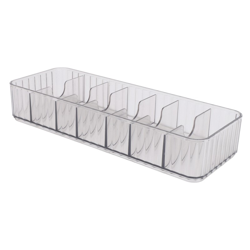 2pcs Cable Management Box with 20 Wire Ties Stackable Clear