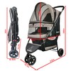 ROODO Escort 3 Wheel Dog Cat Pet Stroller for Small/Medium