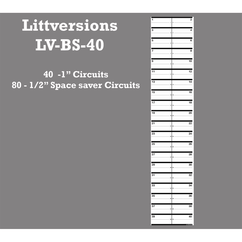 LV Fuse Box Circuit Breaker Panel Directory Labels/Decals/Stickers for All