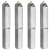MOUNTAIN_ARK 4 Pack 7" Weld On Bullet Hinges with Grease