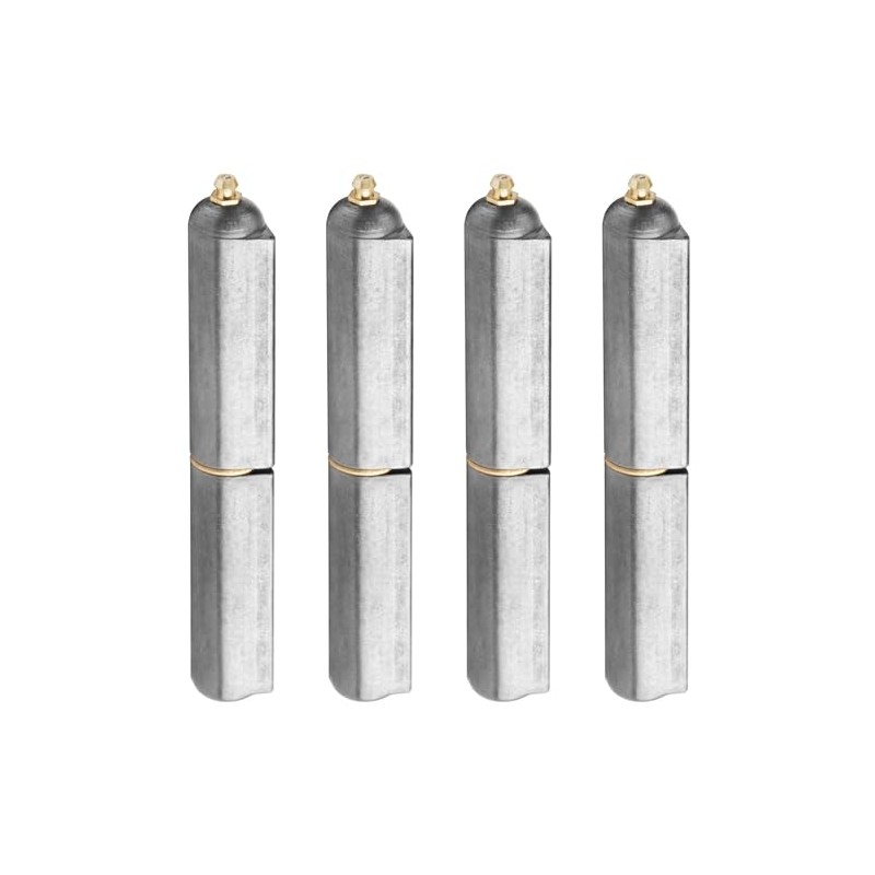 MOUNTAIN_ARK 4 Pack 7" Weld On Bullet Hinges with Grease