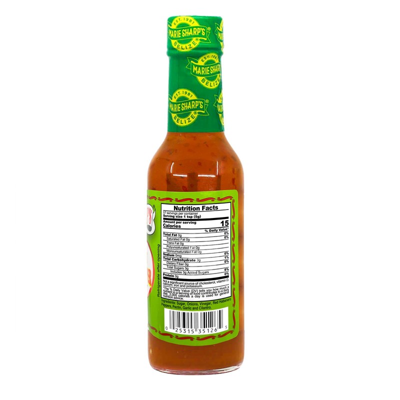 Marie Sharp’s Sweet Habanero Pepper Sauce, 10 oz | Belizean
