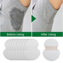 Thin and Hygienic Underarm Sweat Absorption Pads, 2 Pairs Underarm Patch 50ea