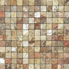 Scabos 2 X 2 Tumbled Travertine Mosaic Tile - Box