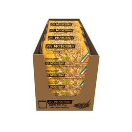 LA MODERNA, Corbata, Pasta, Hecha con Sémola de Trigo Durum, Enriquecida con Vitaminas y Hierro, 7 oz, Pack de 20