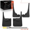 A-Premium Set of 4PCS Mud Flaps Splash Guards Mudguards Mudflaps